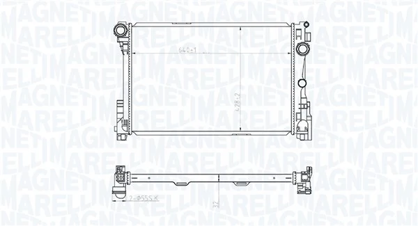 Radiator, engine cooling